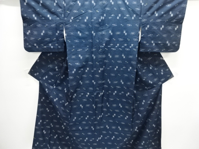JAPANESE KIMONO / ANTIQUE KIMONO / COTTON / RYUKYU KASURI